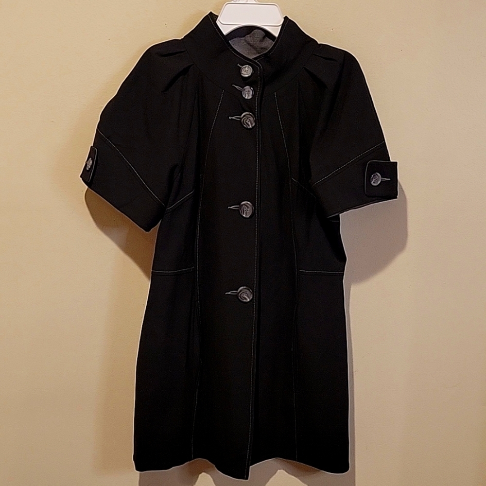 ❤️ NWOT! KAREN KANE SHORT SLEEVE JACKET, SMALL - Picture 3 of 11
